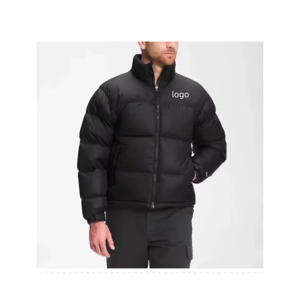 Tnf1996 klassische mit Baumwolle gepolsterte Jacke bestickt für Männer Frauen Paar Winter warm trend ige Loose Fit Parka