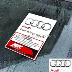 JDM electrostatic car stickers car window decals decorative windshield stickers are suitable for Audi A3A4A5A7A8S5 S6 S7 Q3 Q5Q7