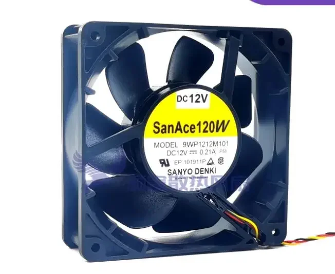 Ltsf لسانيو دنكي 9WP1212M101 تيار مستمر 12 فولت 0.21A 120x120x38 مللي متر 3-سلك مروحة تبريد الخادم 12 سنتيمتر