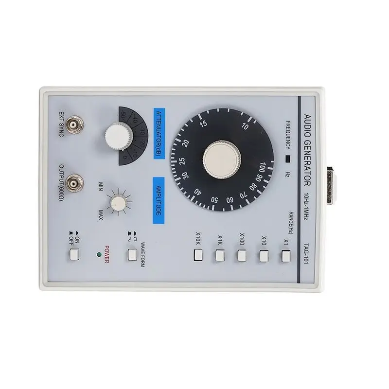 AC57-TAG-101 Audio Signal Generator 10Hz-1Mhz Low Frequency Generator For Electronics Maintenance Testing