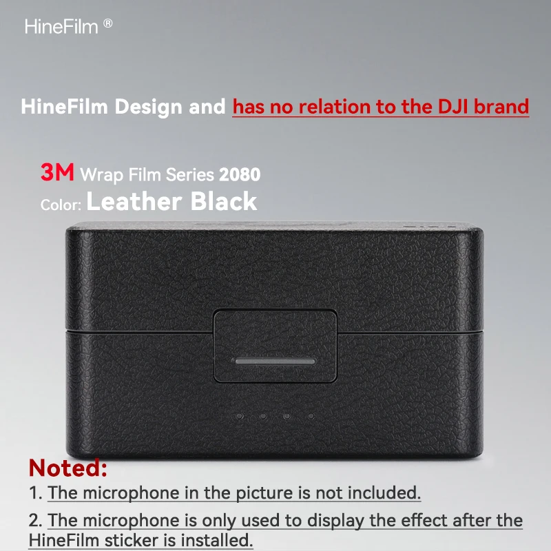 Customized skin for DJIMic 3 Sticker Decal Skin For DJI Mic 3 Skin Protector mic3 Wrap Cover mic3 Microphone Skin
