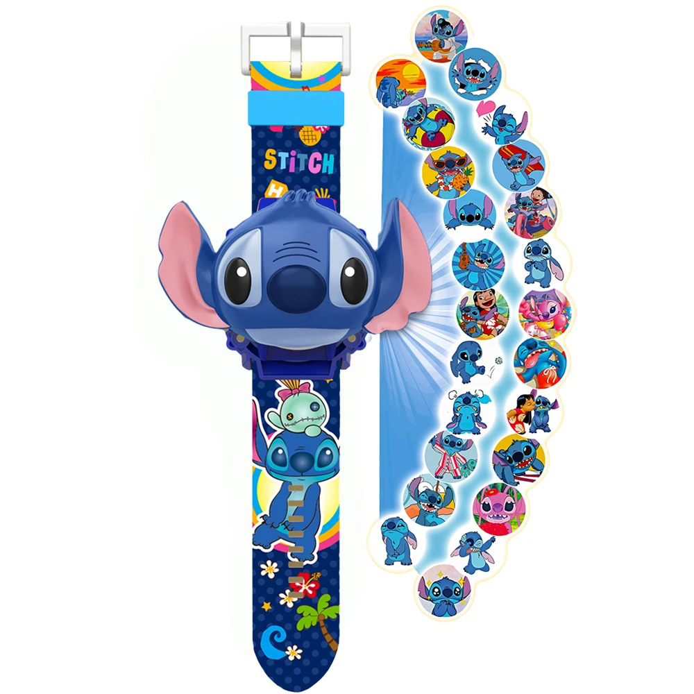 Новые детские часы с проекционным стежком для девочек 24