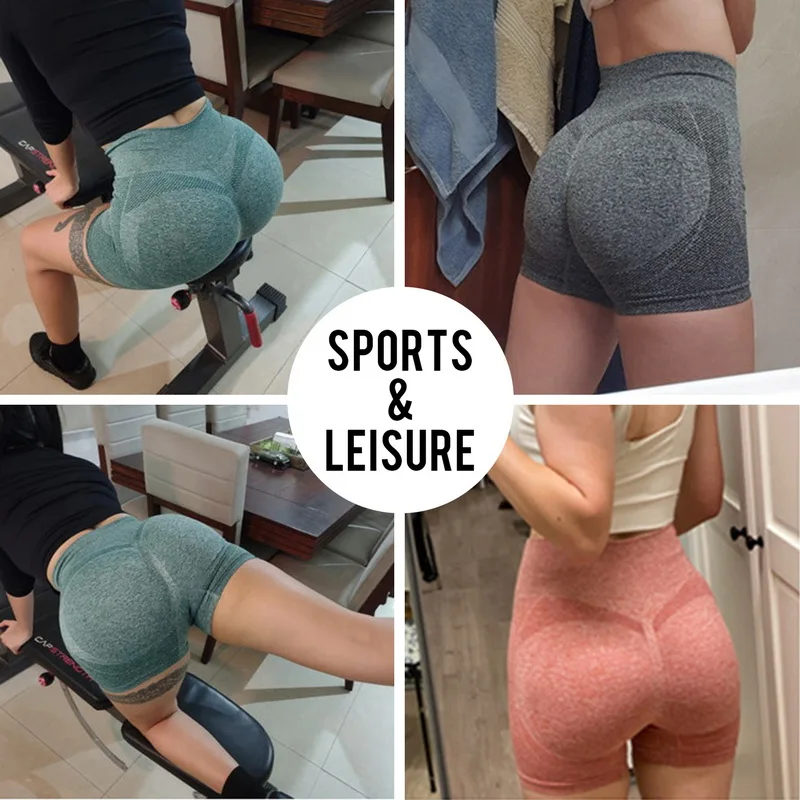 Push Up Short Leggings Women Sports Yoga Scrunch Shorts Seamless High Waist Workout Short Pants Sexy Tights Woman Fitness Wear