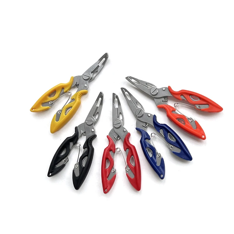 Y45 Minor Fishing Pliers Stainless Steel Multifunctional Fishing Line And Hook Olecranon Scissors Fishing Grip Tool