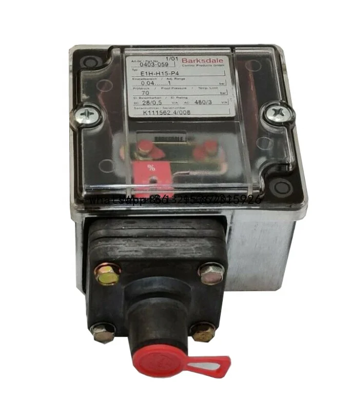 

завершение originele Barksdale E1H-H15-P4 E1H Серия Econ-O-Trol Switch, Onderdeelnummer: 0403-059