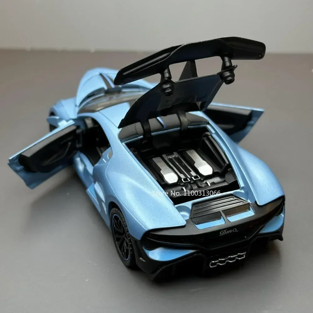 1/32 Scale Divo Toy Alloy Model Car Metal Diecasts Vehicle Model with Pull Back Super Sport Car for Child Birthday Gifts