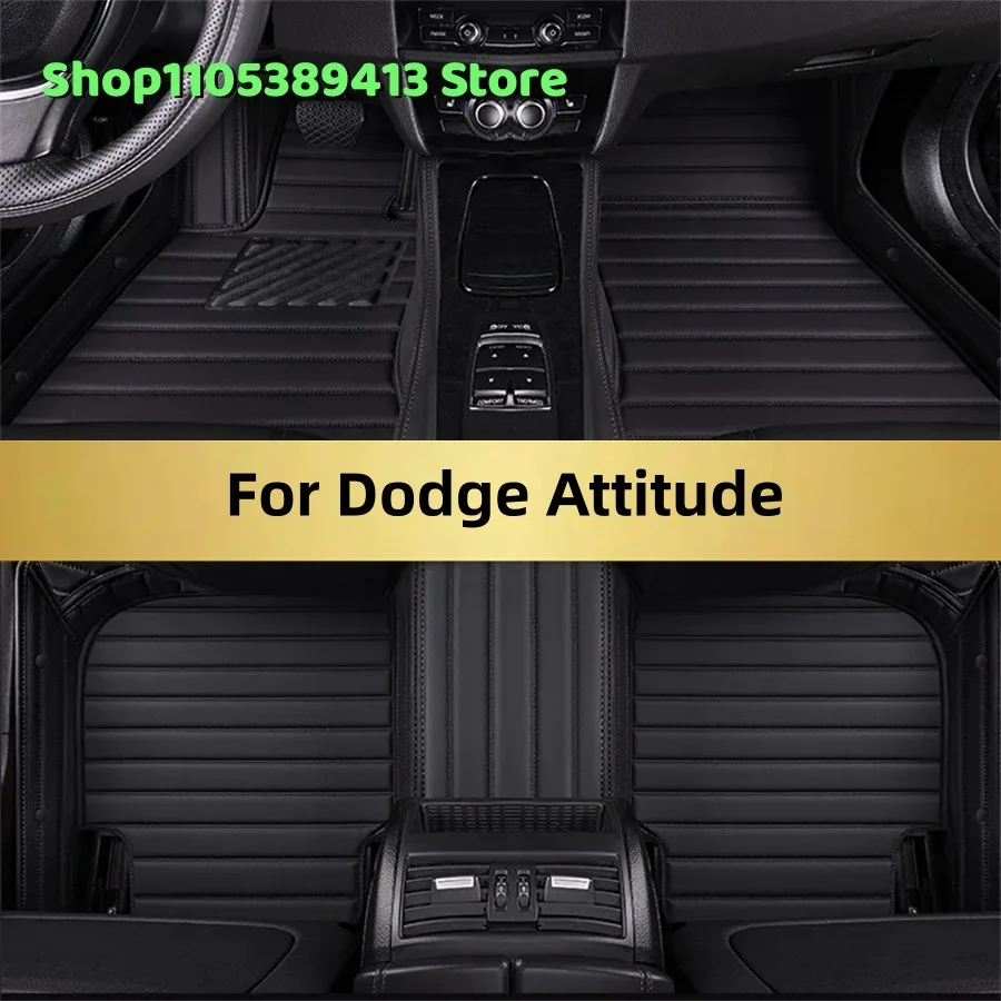 Alfombrillas personalizadas para coche Dodge Attitude 2015 2016 2017 2018 2019 2020 2021 2022, accesorios para coche, alfombras, tapetes, auto