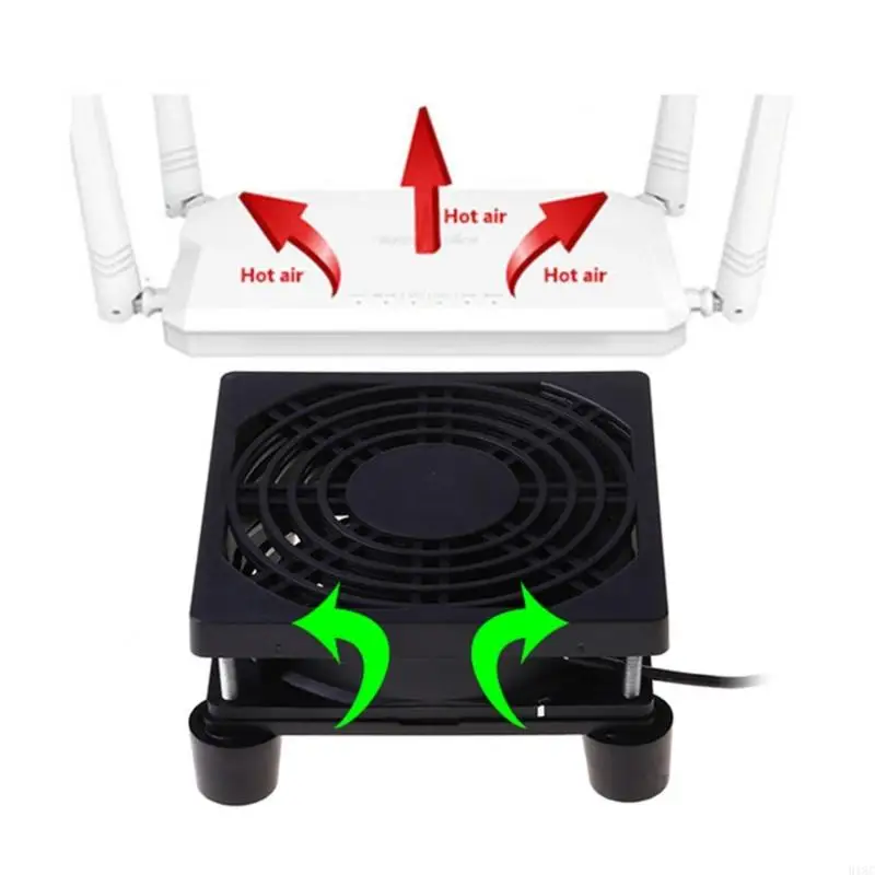 918C 5 В 12 см ПК Компьютерный вентилятор радиатора для маршрутизатора Оптическая телеприставка Компьютер