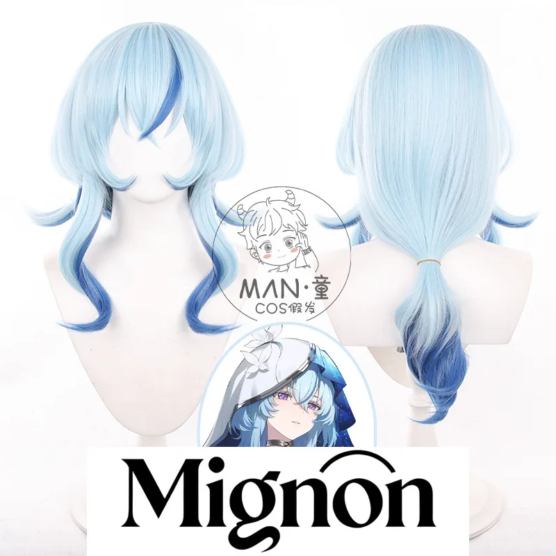 Wuthering Waves Shore Keeper Cosplay Wig Simulated Scalp Game Halloween Gift