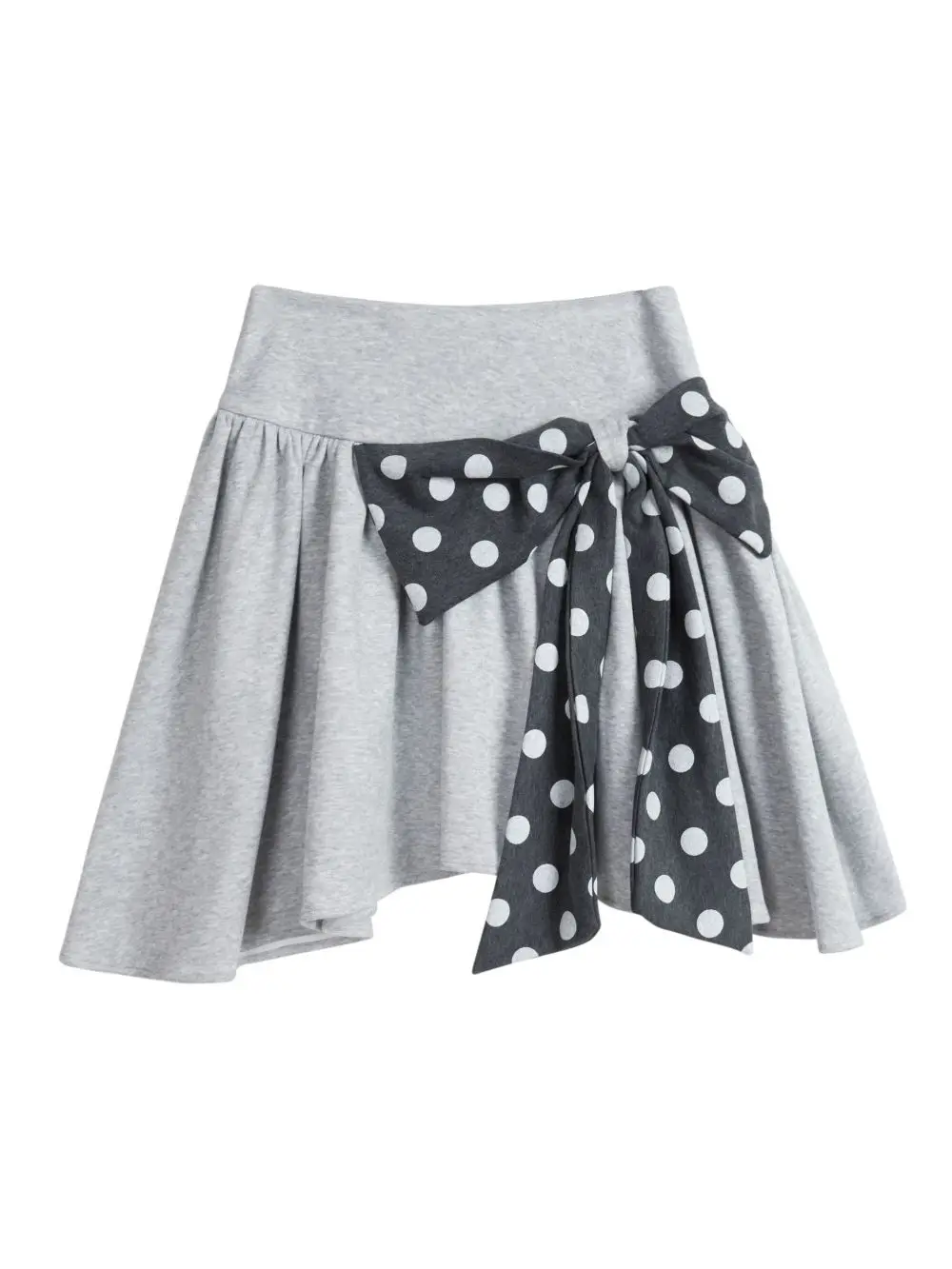 New Summer Retro Subculture Korean Style Polka Dot Butterfly Decoration Casual Sweet Half Skirt Trend Versatile Niche Vacation