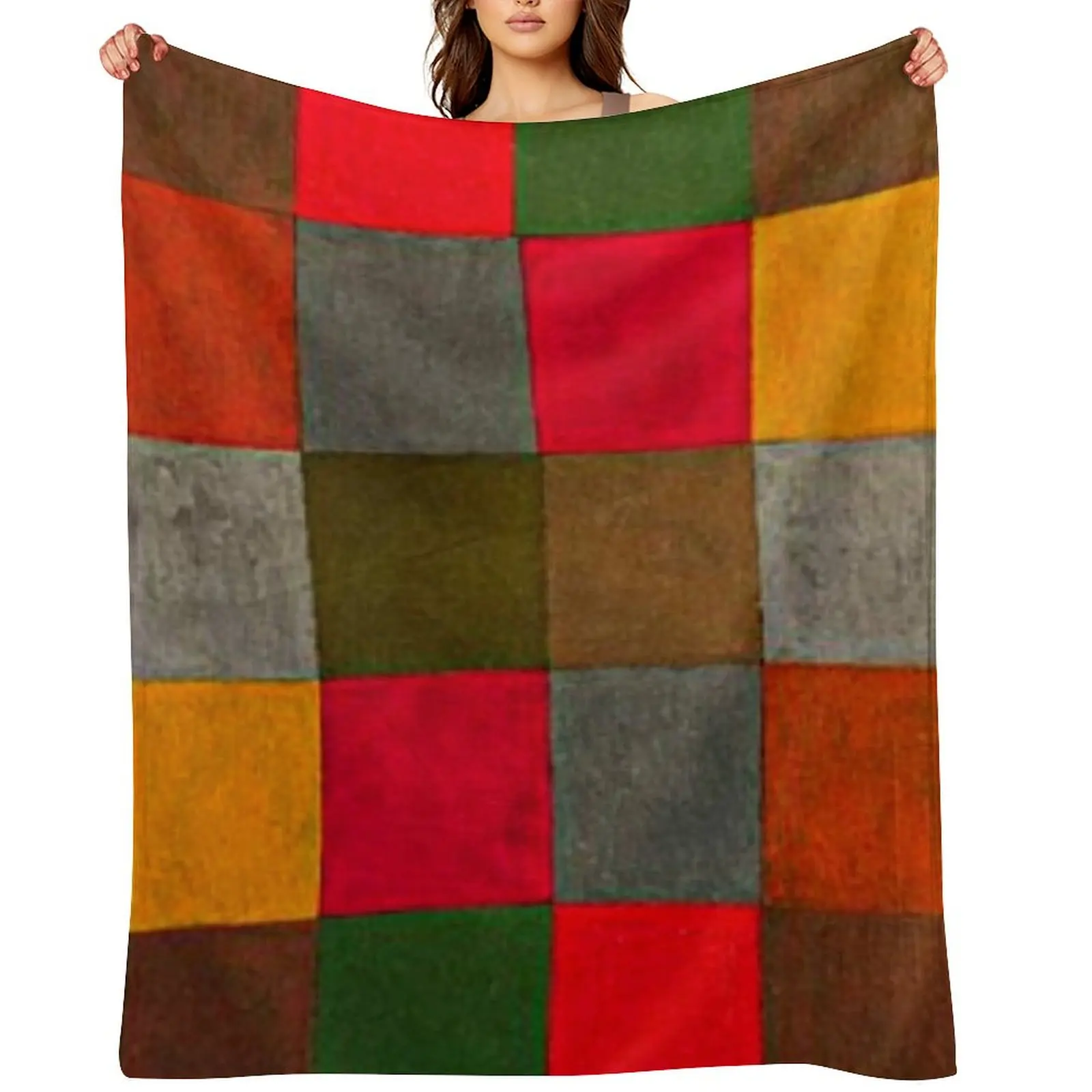 

Klee - New Harmony, abstract artwork Throw Blanket Beach Retros blankets ands Camping Blankets