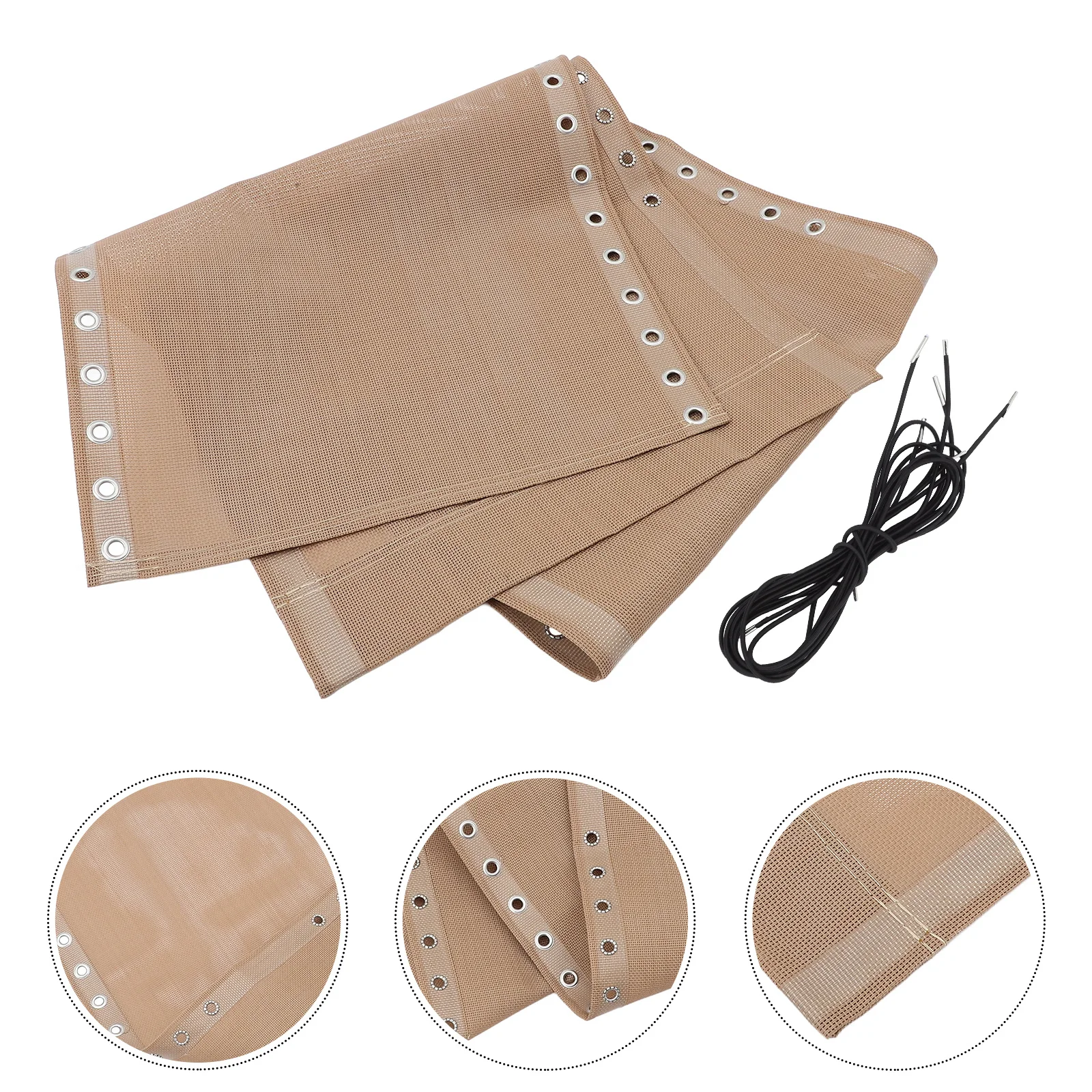 

Sun Lounger Replacement Fabric High-Density Uv-Resistant Canvas for Folding Lounge Chair Repair Yard Balcony Comfort Accessory