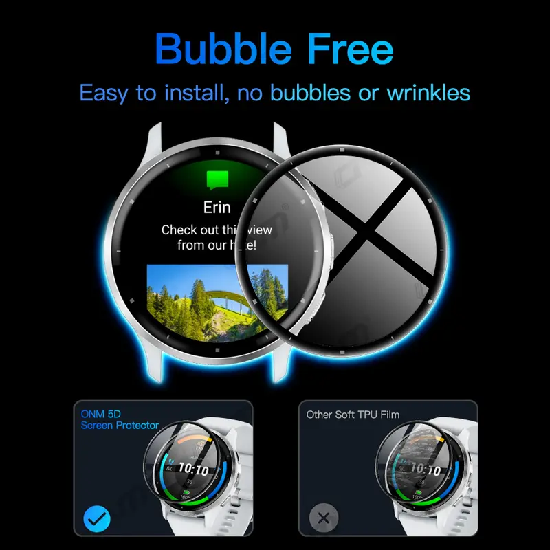5D Protective Film for Garmin Venu 4 3 3S Screen Protector Anti-scratch Film for Garmin Venu4 Screen Protector (Not Glass) - Image 6