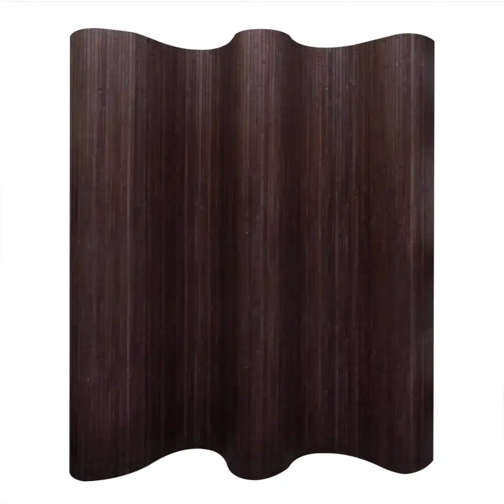 Dark brown bamboo parting Wall 250x165 cm