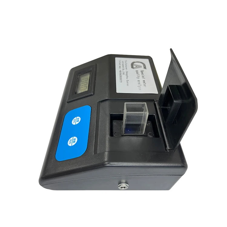 Portable water quality chlorine residu tester High-precision 0-2.50mg/L residual chlorine analyzer OEM