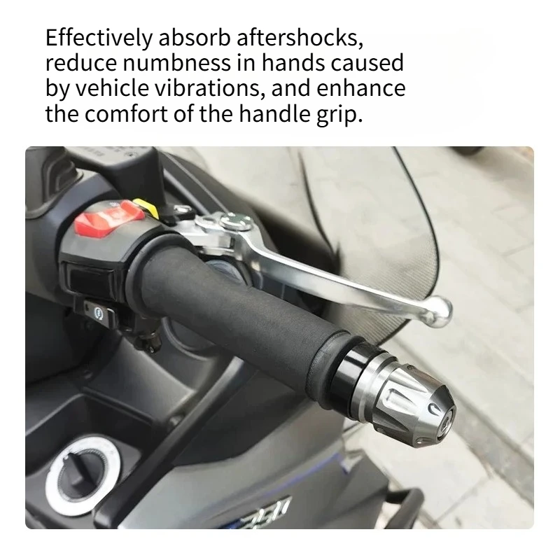 For Zontes 150X 2026 Motorcycle Handlebar End Weights Balancer Plug Aluminum Bar End Cap Anti Vibration Modification Accessories