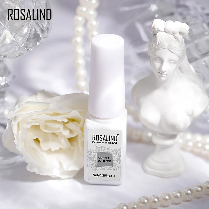 ROSALIND 1PCS เล็บ Cuticle Softener พลาสติกผิวหนังที่ตายแล้ว Exfoliator น้ำมันหนังกำพร้าอุปกรณ์กำจัดใช้สำหรับเล็บเล็บศิลปะ