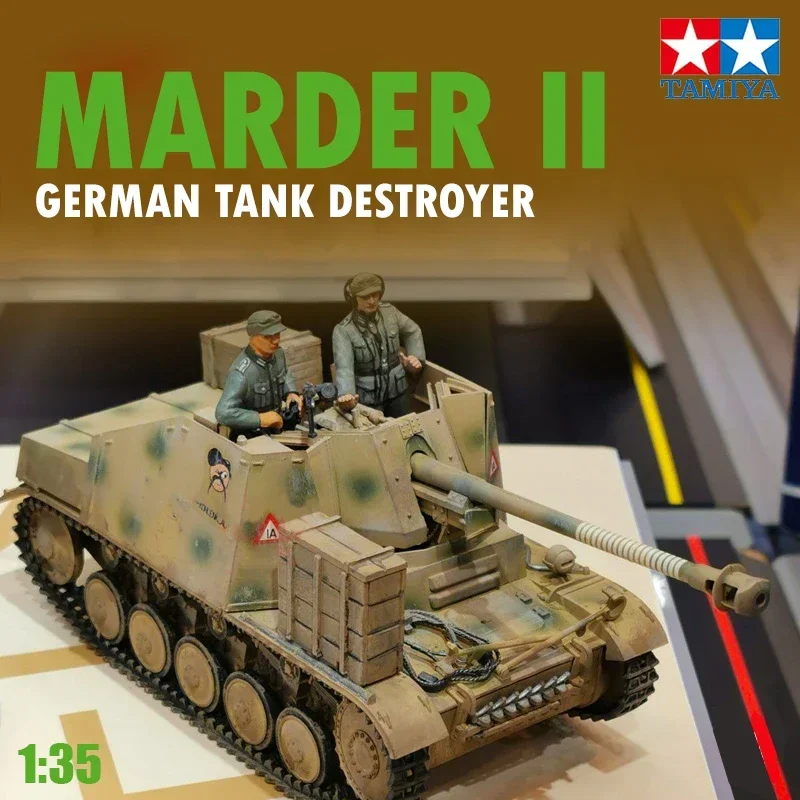 

Сборка TAMIYA 1/35 модель 35060, стандарт. кфз. Комплект модели танка разрушителя немецкого танка 131 MARDER-II
