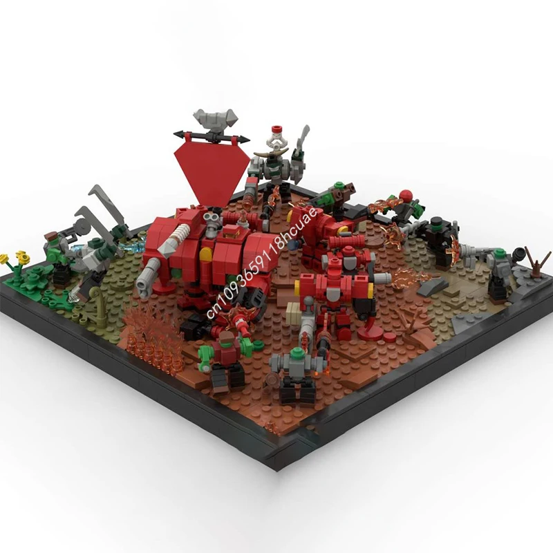 ตัวต่อ MOC 1271 ชิ้น ชุดสร้างโมเดลไดโอรามาจักรวาลไซไฟแบบกอธิค ของเล่นเด็ก ชุดตัวต่อสถาปัตยกรรมแบบโมดูลาร์ ไอเดียของขวัญคริสต์มาส DIY