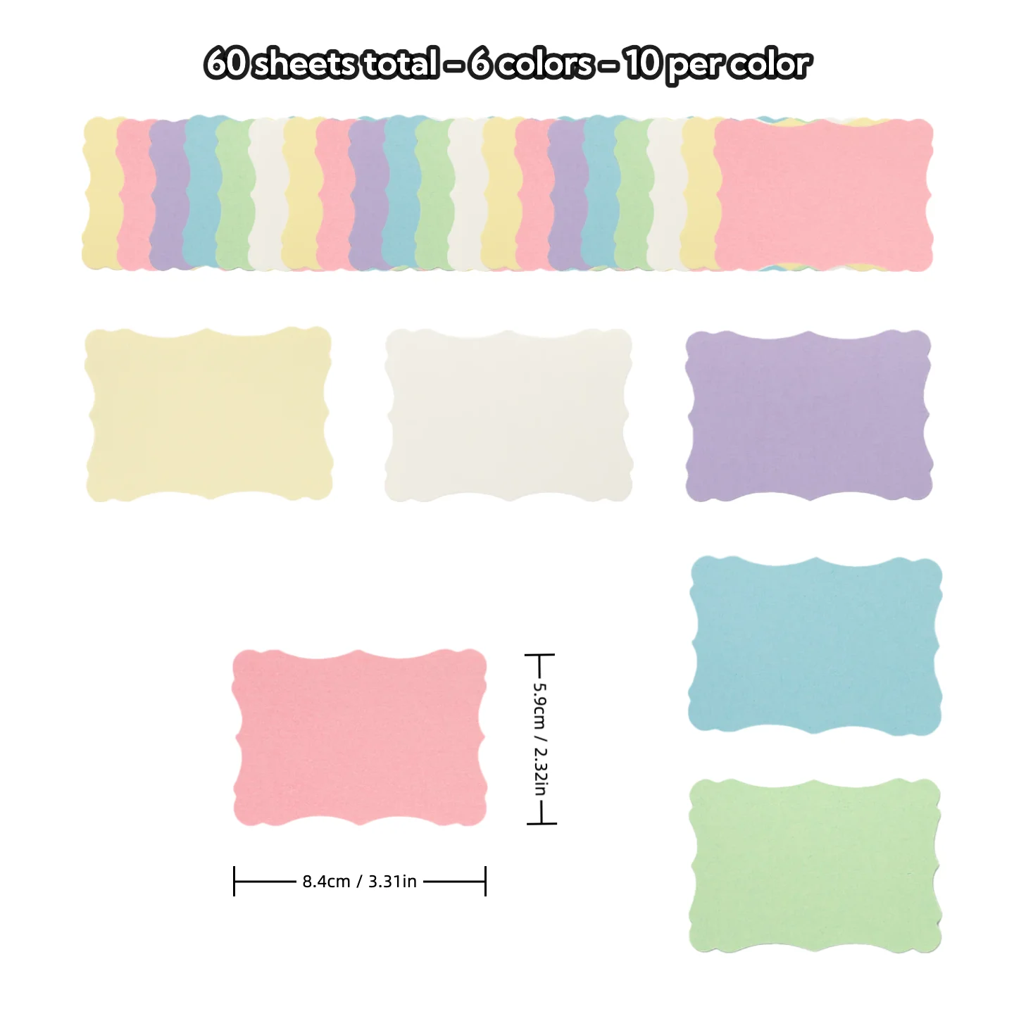 

Клиренс! 60 шт. маленькие пустые открытки цвета мечтательного макарона, новогодние рождественские поздравительные открытки, подарочная пригласительная открытка на свадьбу