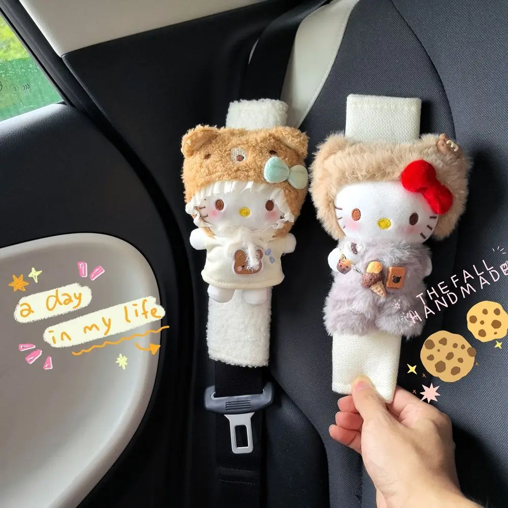 

Hello Kitty Car Safety Belt Cover Adjustable Seat Belt Cover Shoulder Strap Cover Car Shoulder Protector Pad Auto Accessories