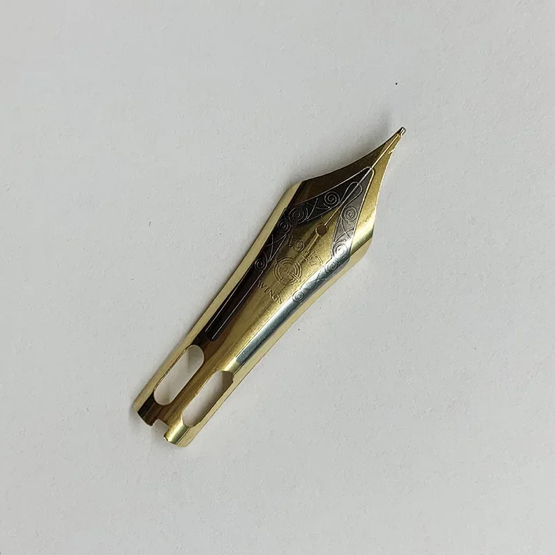 

26# 32# Wingsung 699 Fountain Pen Nibs Spare Pen Nibs Original EF/F/M Size for 699/630/629 Golden / Silver Color