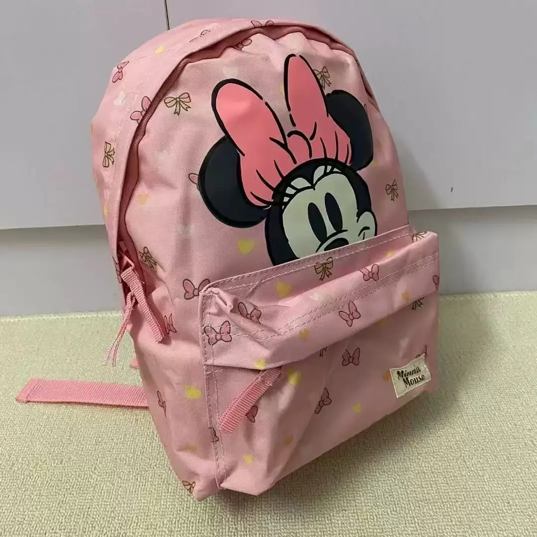 새로운 디즈니 만화 미니 미키 마우스 배낭 가방 유치원 학교 가방 레이디 배낭