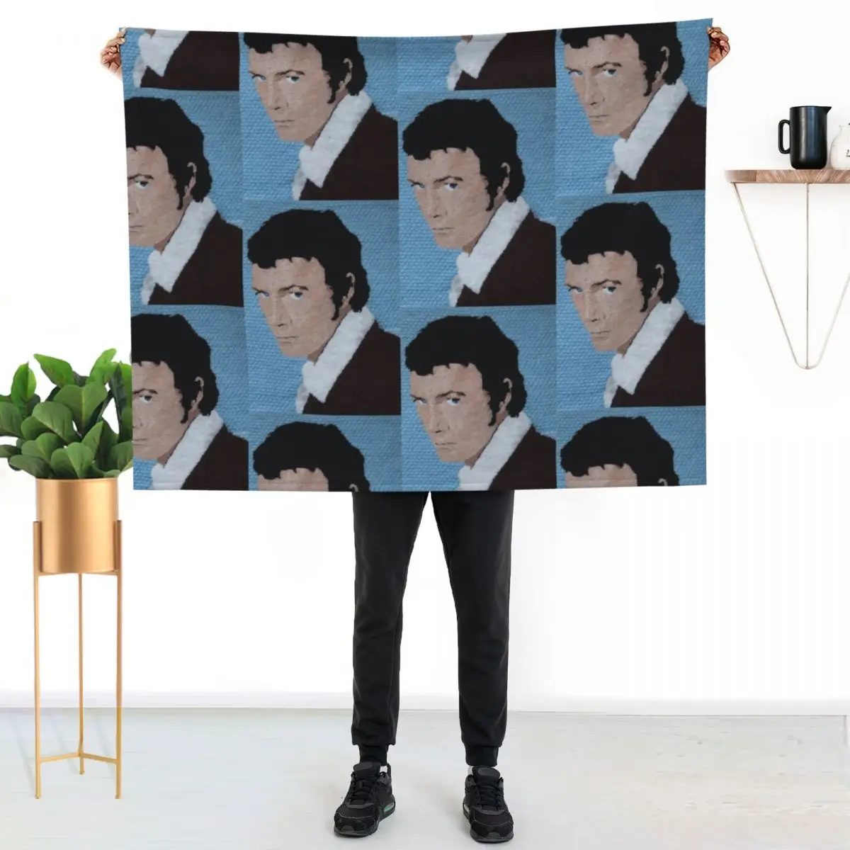 Lewis Collins (Bodie) Throw Blanket Sleeping Bag Hair Luxury St Beautifuls Luxury Thicken blankets and throws Blankets