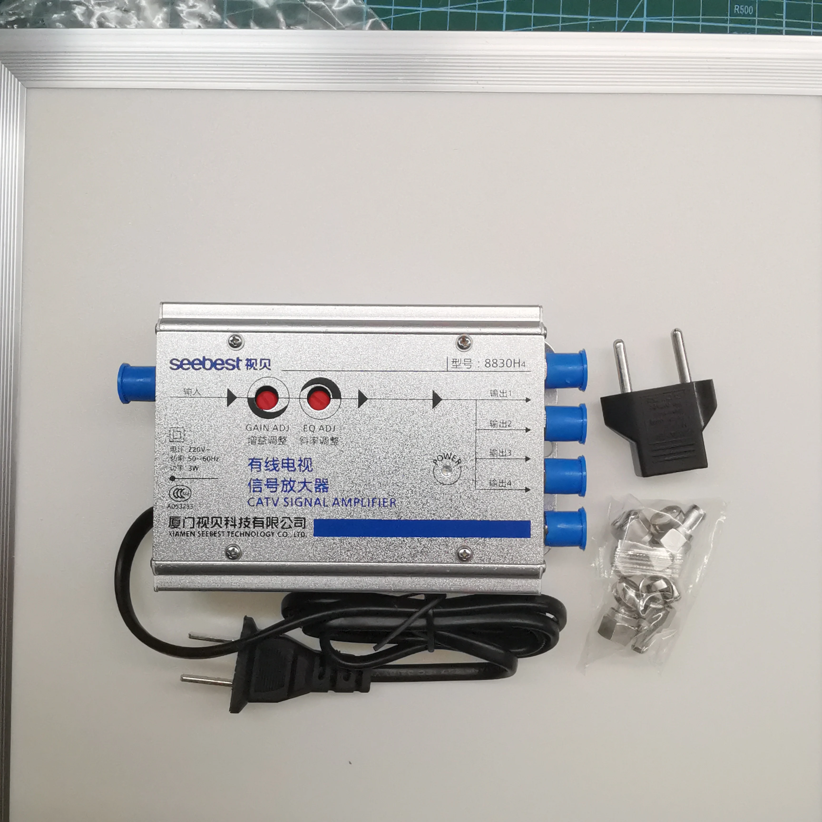 Seebest-amplificador de Sinal tv a Cabo Circuito Fechado Universal Digital em 8830h4 com Plug j
