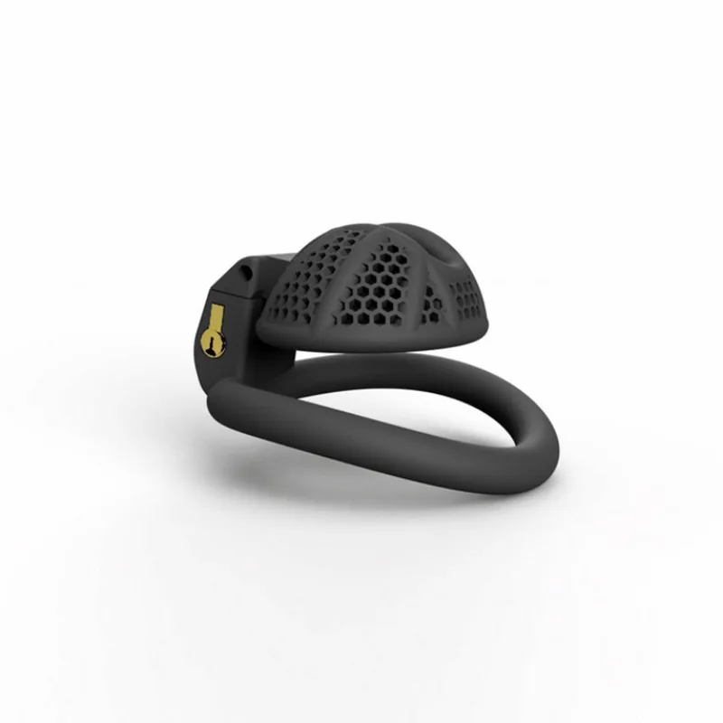 Male Chastity Cage Breathable Honeycomb Design with Removable Lock Cock Cage Comfortable Anti Pinch BDSM for Men Adult Sex Toys