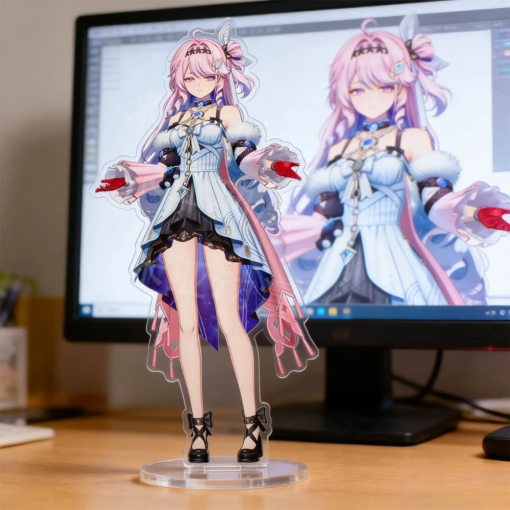 Anime Game Wuthering Waves Standing Denia New Character Plate Desktop Decoration Model Figures Toy Cosplay Collective Fan Gift