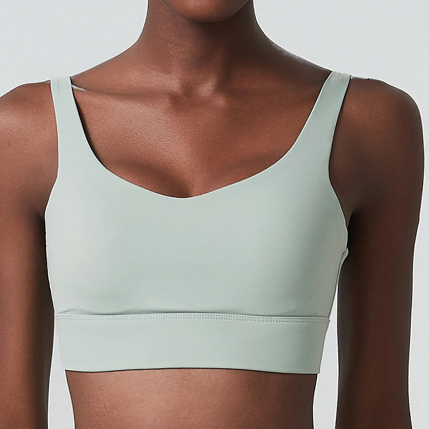 

Maxdutti Butterfly Cup Deep U-back Adjustable Beautiful Back Sports Bra Women's One-piece Cup Fitness Yoga Bra Female Clothing