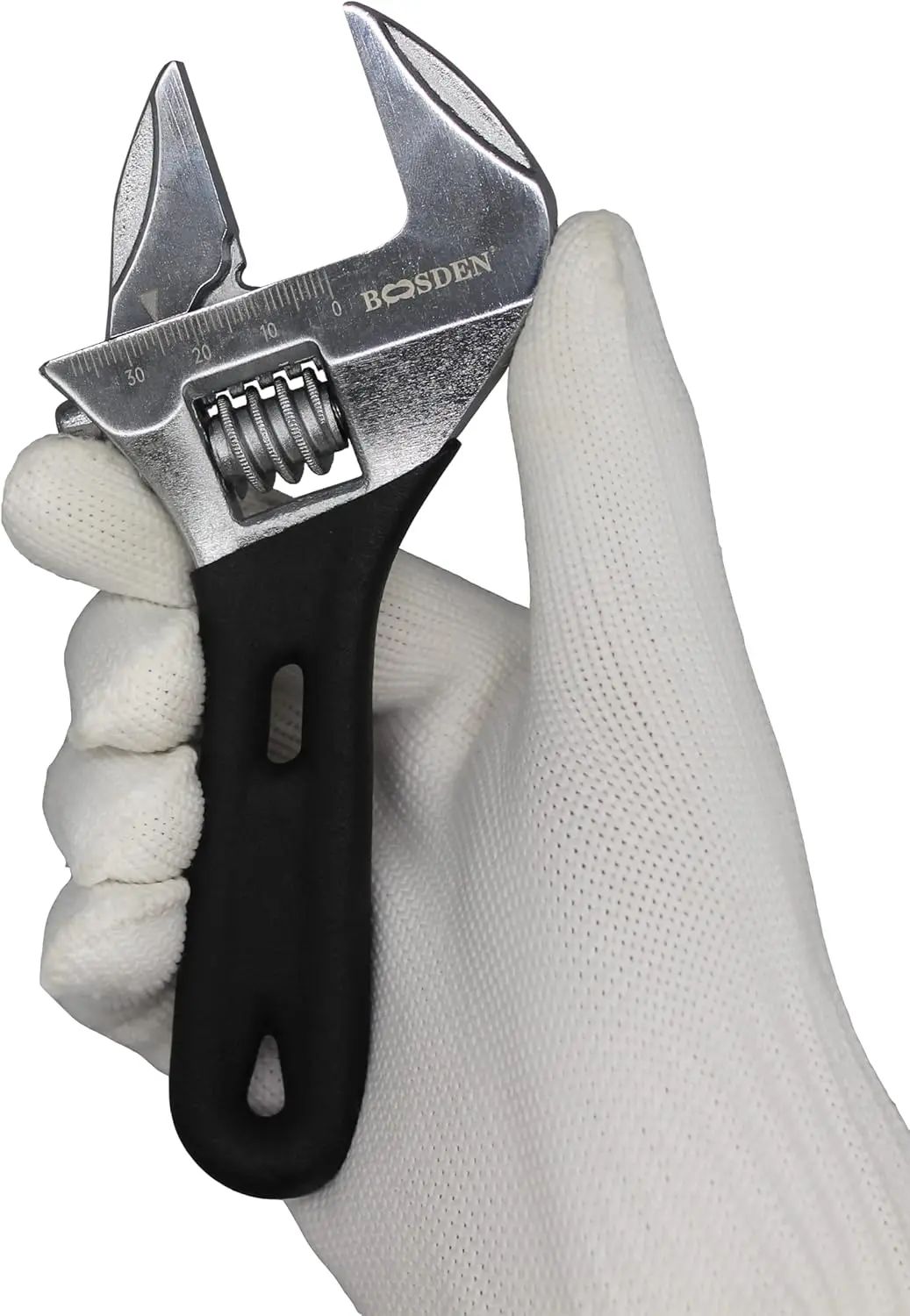 

6 inch Stubby Adjustable Wrench, Chrome Vanadium Steel, Ideal for Pipe, Gas Industry & Disassembly