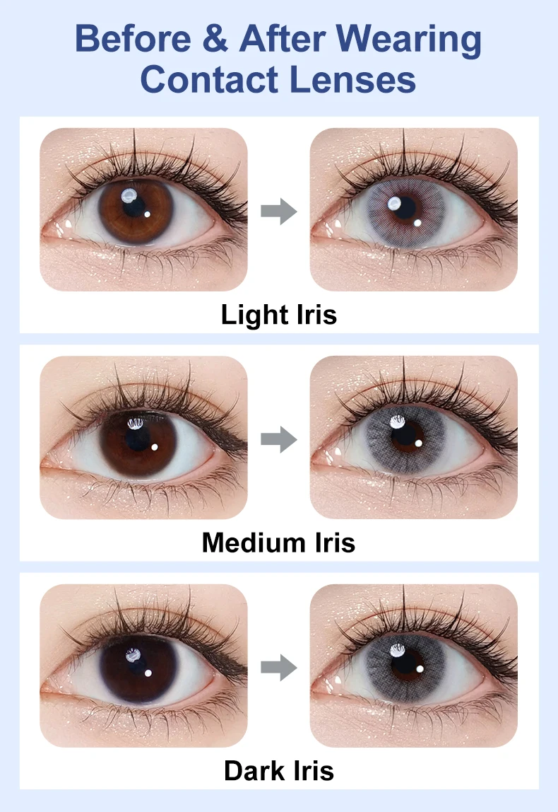 (0,00~-6,00) MAGISTER 14,0mm Kleindurchmesser-Kontaktlinsen mit Dioptrien Farbige Kontaktlinsen für Augen-Make-up 6 Monate – Detail 9
