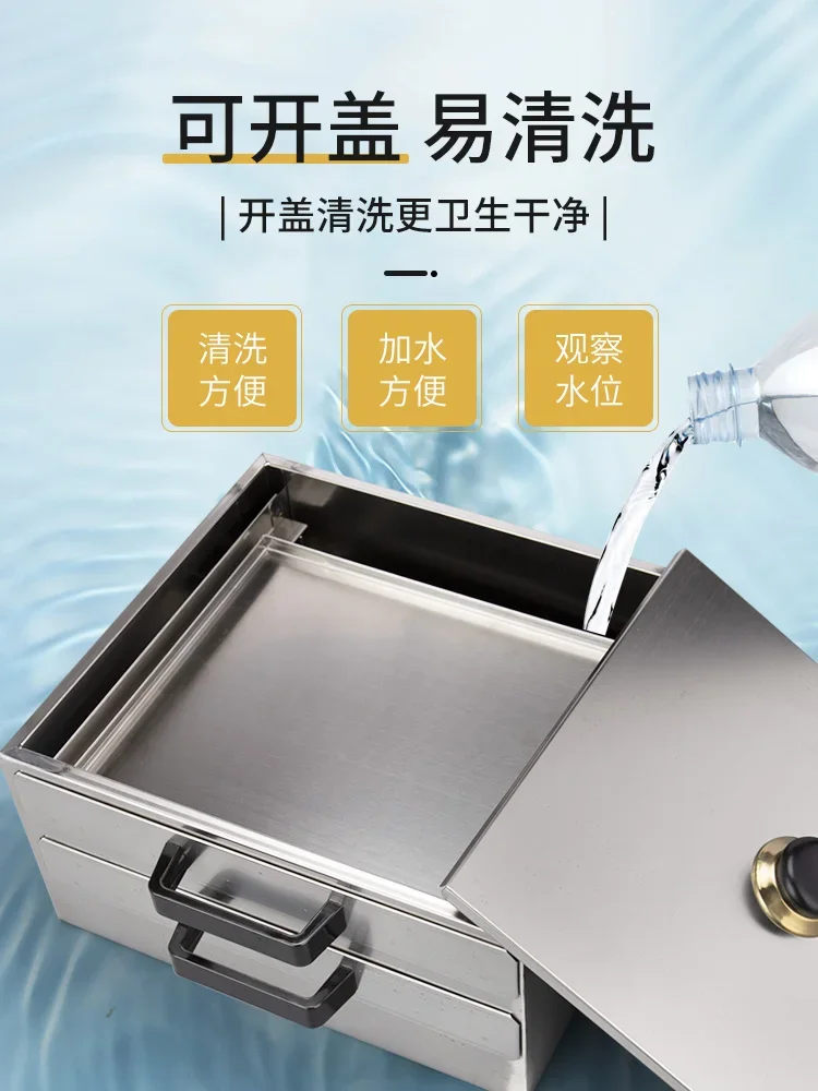 Rice noodle roll machine small household 304 stainless steel steamer mini Guangdong rice noodle roll support drawer