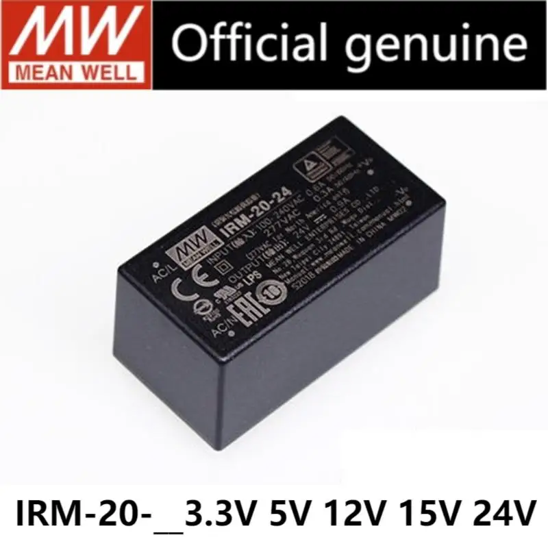 MEAN WELL IRM-20 IRM-20-5 IRM-20-12 IRM-20-24 AC-DC PCB-Mount Green Power Module