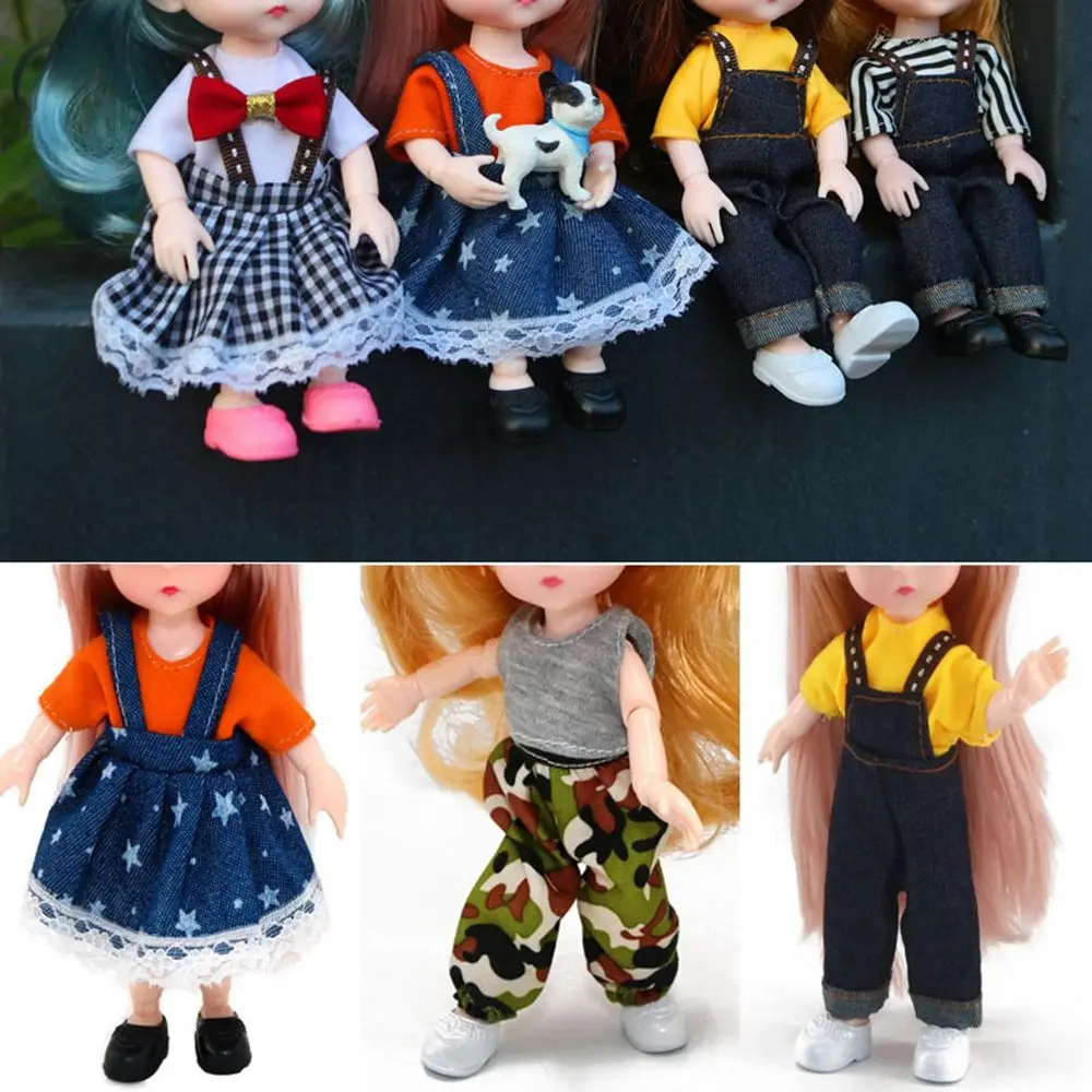 

16cm Fashion Dress Up Best Gifts Girls Toys Dolls Skirt Suit Doll Clothes