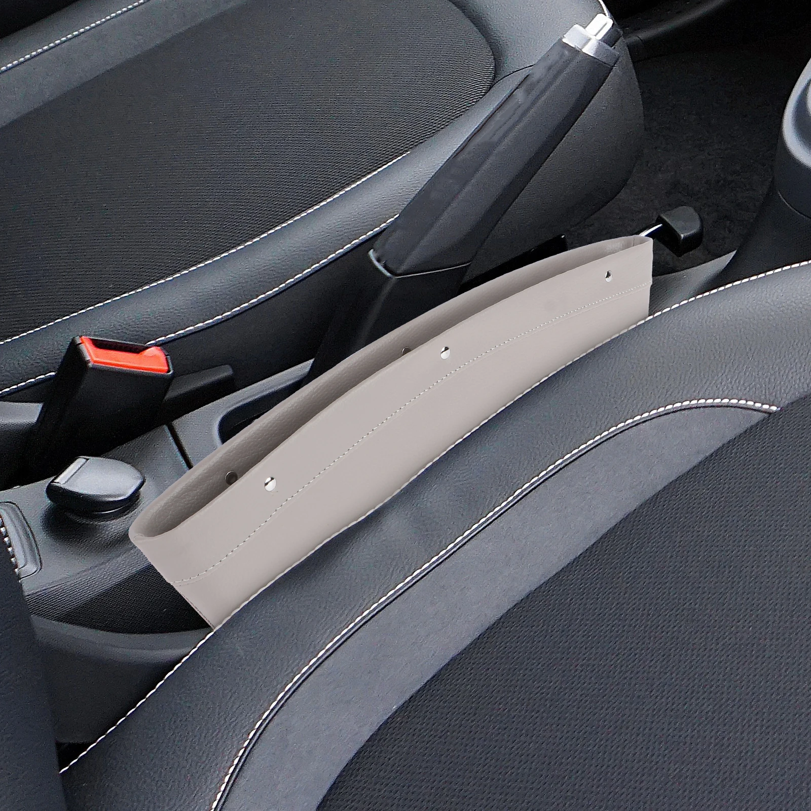 

Premium Thick Synthetic Car Seat Filler Organizer Storage Box for Phones Sunglasses Pens Durable Impact Resistant