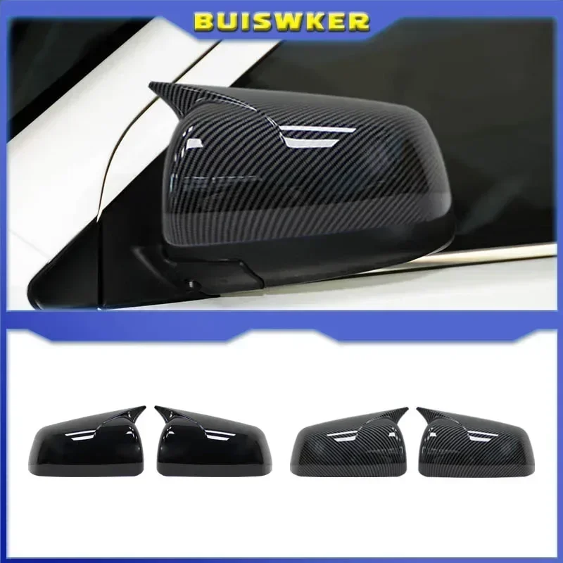 

For For Mitsubishi Lancer X 10 EX EVO 2013-2016 Car Sticker Rearview Side Mirror Cover Wing Cap Exterior Rear View Case Trim