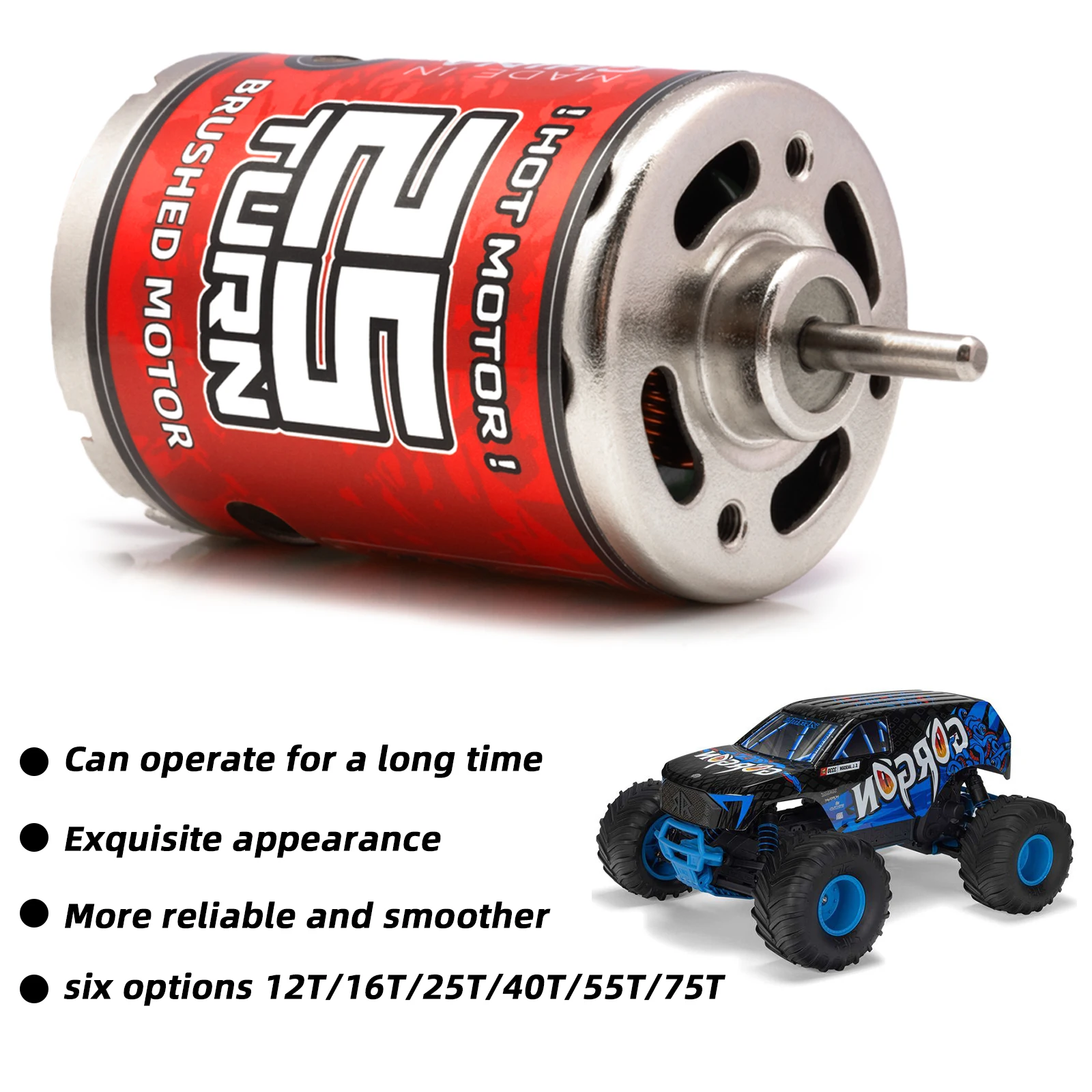 540 Por نحى المحرك 12T-40T ESC 320A سرعة التحكم كومبو مجموعة هيل تسلق الانجراف سباق مقاوم للماء ل 1/10 RC الزاحف سيارة/قارب