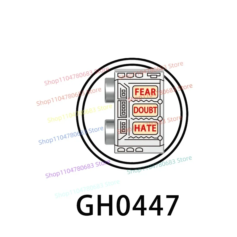 MOC Building Blocks G0159 GH0446 GH0447 Mini Action Figure Assembly Model Display Anime TV Accessories Decorative Toy Gift