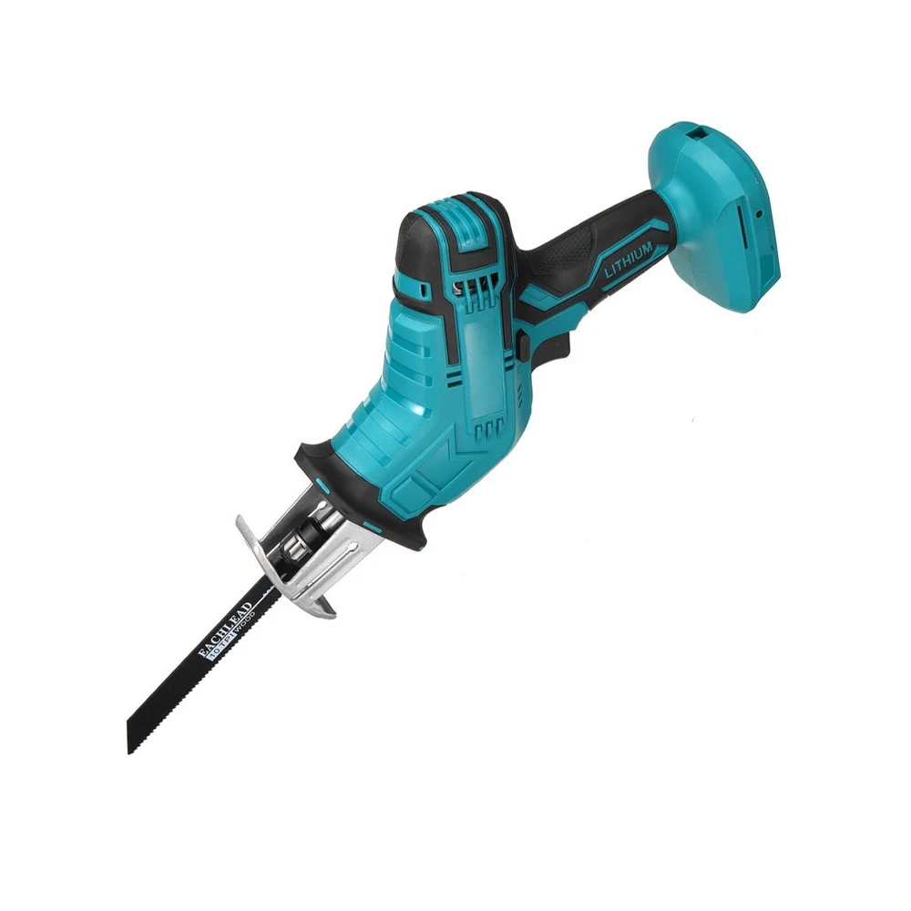 Cordless Electric Reciprocating Saw For Makita 18VBattery 4000rpm Variable Speed Electric Saw Metal Wood Cutting Tool No Battery