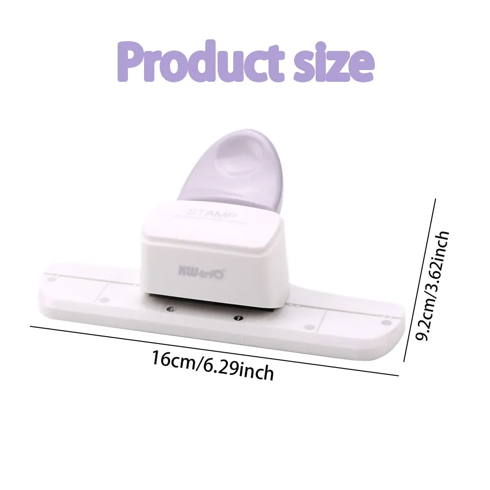 1PC stamp lace embossing tool, suitable for homemade handmade notebooks, personalized loose-leaf labels and gift packaging.