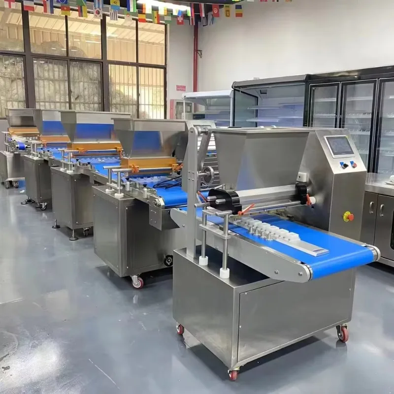 Small Multi-Drop Mold Biscuit Maker Stainless Steel Engine Driven Auto Cookie Baking Machine Custom