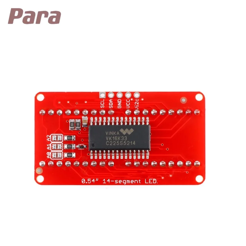 HT16K33 0.54 pollici 0.54 \'\'4 Bit Meter modulo tubo digitale Display a LED IIC I2C misuratore di controllo 3.3V 5V per Arduino rosso/verde/arancione