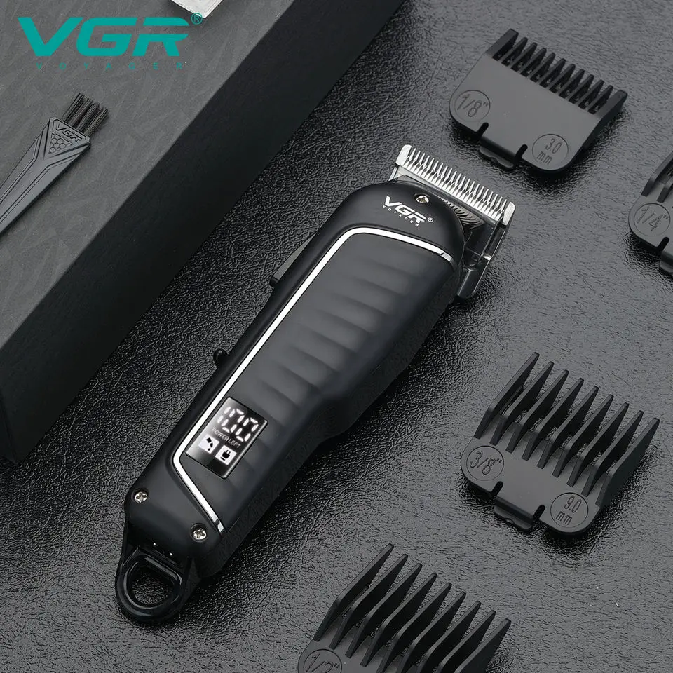 VGR V-683 Hair Cutting Machine Electric Trimmer Professional Powerful Cordless Rechargeable Barber Hair Clipper For Salon Barber