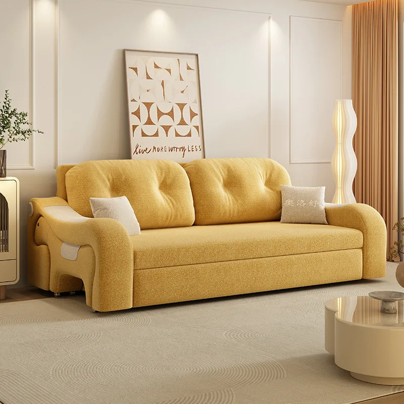 

Sofa bed cream dual-purpose storage household integrated multi-functional foldable new small apartment living room double