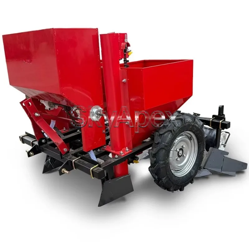 Small Potato Seeder Double Ridge Taro Jerusalem Artichoke Planting Machine for Farm Agricultural Sowing Work