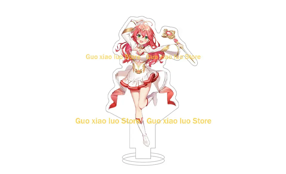 Guo Xiao Luo Store Magical Girl holoWitches neuer VTuber Amane Kanata Sakura Miko Himemori Luna Anime Acrylständer Schreibtischornament – Detail 8