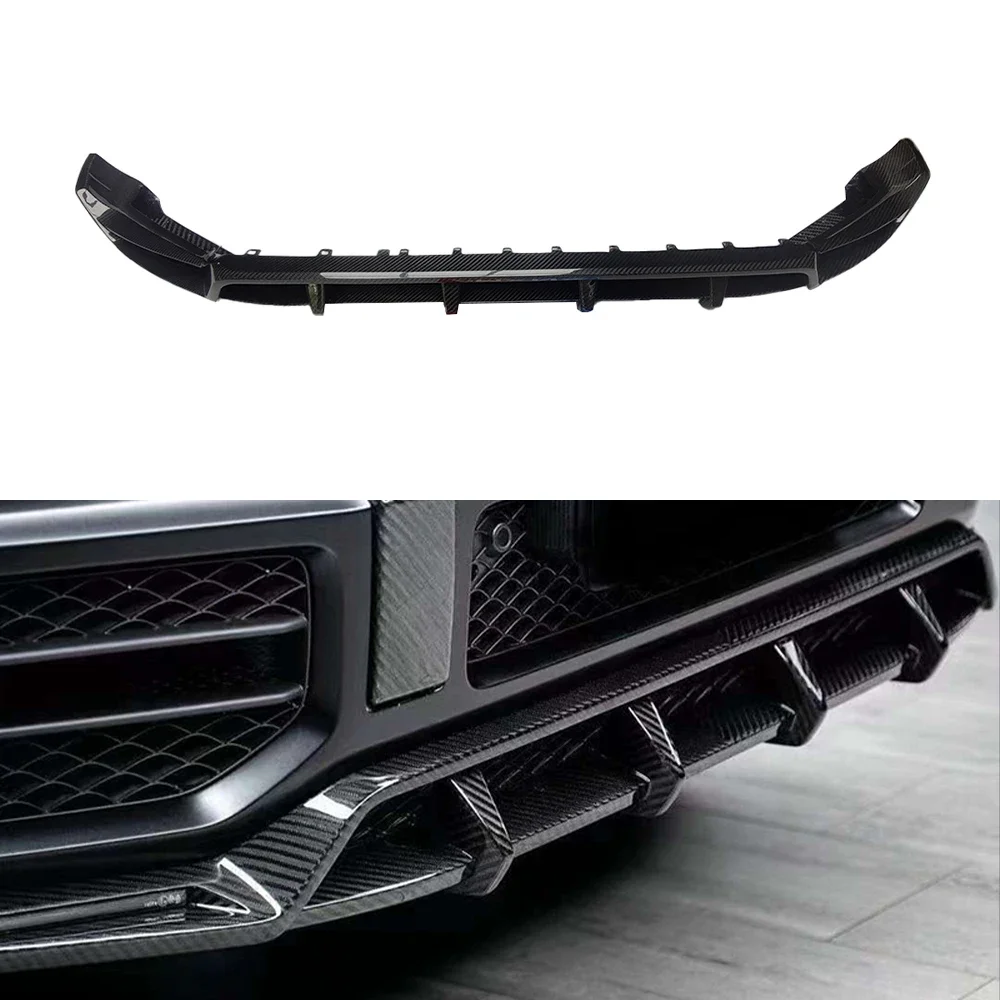 For Mercedes Benz G Class W464  Real Dry Carbon Fiber Front Lip Spoiler Rear Diffuser Bumper Splitter Body Kit Refits